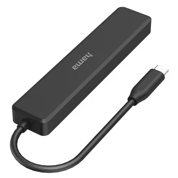   Elosztó HUB HAMA USB 3.2 + USB 3.2/2xUSB 2.0/HDMI/USB Type-C