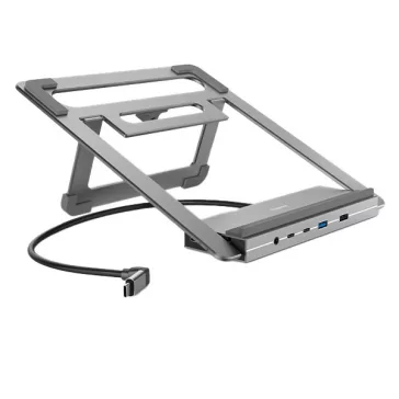   Elosztó HUB HAMA USB 3.2 + 3xUSB 3.1/Jack/HDMI/Display port/LAN/USB-C + tápegység