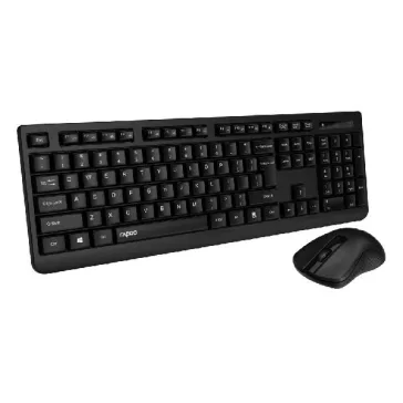   Billentyűzet + egér vezeték nélküli RAPOO X1700 2,4 Ghz fekete