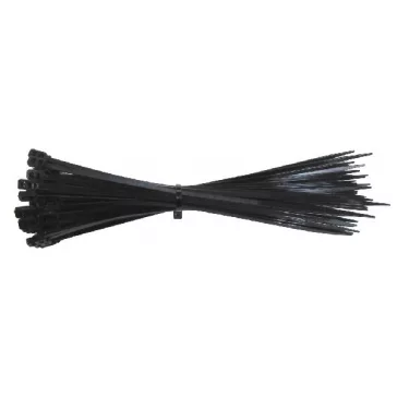   Kábelkötegelő-gyorskötőző 100mm x 2,5mm fekete 100 darabos