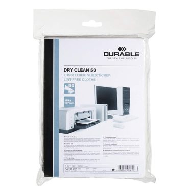   Tisztítókendő DURABLE képernyőhöz és műanyaghoz 50 darabos