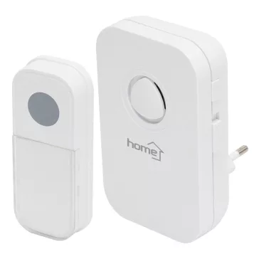   Csengő vezeték nélküli HOME DB1051AC 230V tápellátás fehér