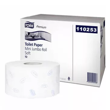   Toalettpapír TORK Soft Mini Jumbo Premium T2 19 cm 2 rétegű