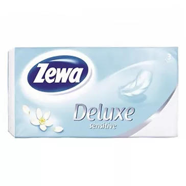   Papírzsebkendő ZEWA Deluxe 3 rétegű 90 darabos Limited Edition