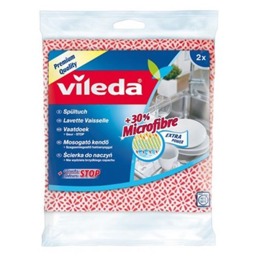 Mosogatókendő VILEDA mikroszálas 34x34 cm