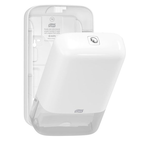 Toalettpapír adagoló tekercses TORK Folded Elevation T3 fehér