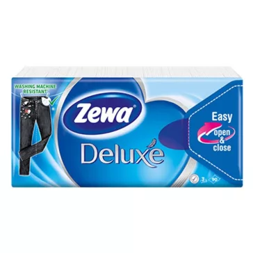   Papírzsebkendő ZEWA Delux Original 3 rétegű 10x10 darabos