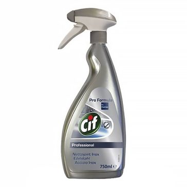   Rozsdamentes acél- és üvegtisztító CIF Professional 750ml