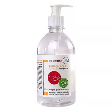   Kézfertőtlenítő folyadék CLEANME.LIFE pumpás mangó 500 ml