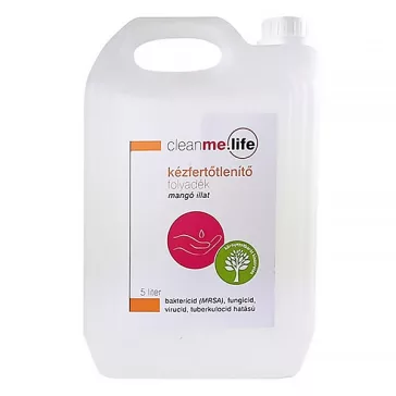   Kézfertőtlenítő folyadék utántöltő CLEANME.LIFE mangó 5000 ml