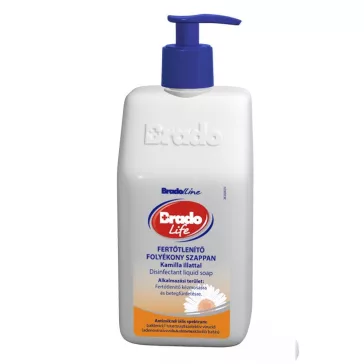   Kézfertőtlenítő folyékony szappan pumpás BRADOLIFE 350 ml kamilla