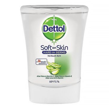   Érintés nélküli antibakteriális készülék utántöltő DETTOL aloe verás 250 ml