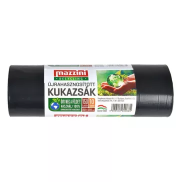 Szemeteszsák MAZZINI 150L újtrahasznosított 10 darabos