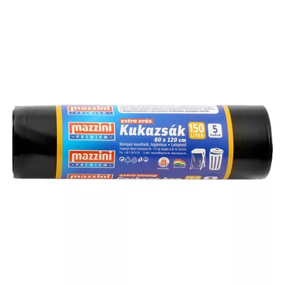 Szemeteszsák MAZZINI 150L Premium extra erős 5 darabos Szemeteszsák MAZZINI 150L Premium extra erős 5 darabos