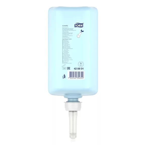 Folyékony szappan pumpás TORK S1 pipere hajmosásra és tusolásra 1 liter kék