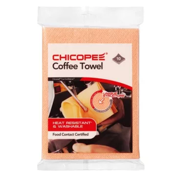   Törlőkendő mosható CHICOPEE Coffee Towel kávé kendő 43 x 32 cm narancssárga 10 darabos