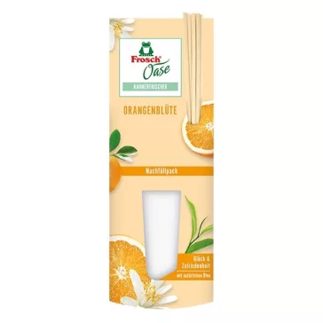   Légfrissítő utántöltő FROSCH Oase narancs pálcikás 90ml
