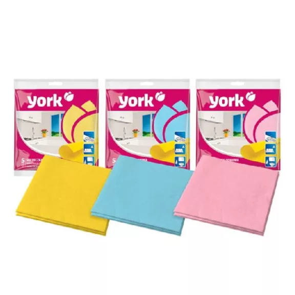 Törlőkendő univerzális YORK általános 5 darabos