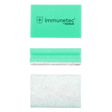   Mosogatószivacs BONUS Bioactive formázott 9,5x7,1x4,5cm 2 darabos