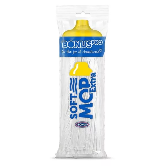 Felmosó pótfej BONUS SoftMop extra HoReCa HACCP 160 g sárga