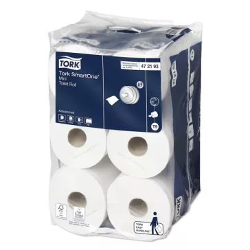 Toalettpapír TORK SmartOne Mini T9 14,9 cm 2 rétegű