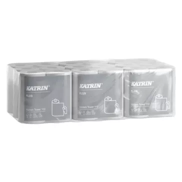   Kéztörlő tekercses KATRIN Plus Kitchen 110 2 tekercses 13,4 cm 24 m 2 rétegű fehér