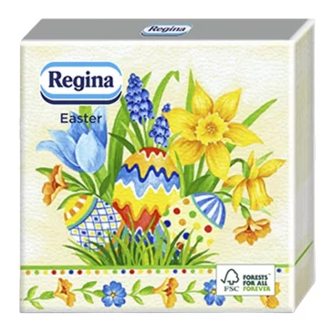   Szalvéta REGINA Húsvéti 1 rétegű 33x33 cm 20 lapos vegyes mintás