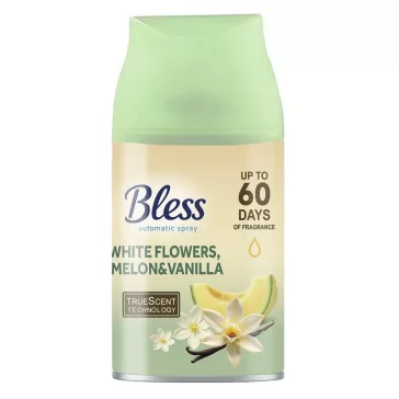   Automata légfrissítő utántöltő BLESS White flowers Melon&Vanilla 250 ml