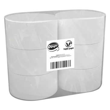   Toalettpapír OOOPS Standard Jumbo maxi 26 cm 2 rétegű 320 m fehér 6 tekercs/csomag