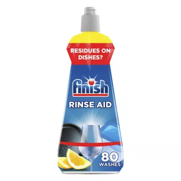 Mosogatógép öblítő FINISH Rinse Aid lemon 400ml