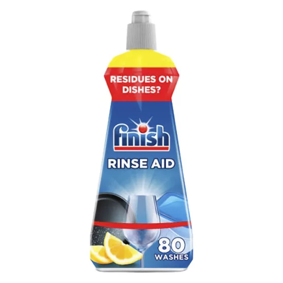 Mosogatógép öblítő FINISH Rinse Aid lemon 400ml Mosogatógép öblítő FINISH Rinse Aid lemon 400ml