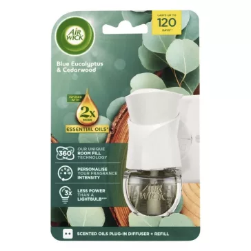   Automata légfrissítő készülék AIR WICK Eukaliptusz és cédrusfa 19ml