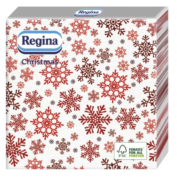 Szalvéta REGINA Karácsonyi 3 rétegű 33x33 cm 15 lapos vegyes mintás Szalvéta REGINA Karácsonyi 3 rétegű 33x33 cm 15 lapos vegyes mintás