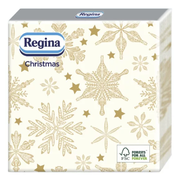 Szalvéta REGINA Karácsonyi 3 rétegű 33x33 cm 15 lapos vegyes mintás Szalvéta REGINA Karácsonyi 3 rétegű 33x33 cm 15 lapos vegyes mintás