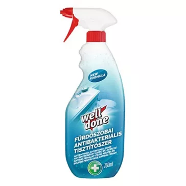   Fürdőszobai tisztítószer WELL DONE szórófejes antibakteriális 750ml