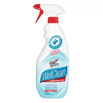  Fürdőszobai tisztítószer WELL DONE Well Clean szórófejes antibakteriális klórmentes 750ml