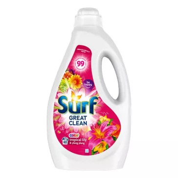   Folyékony mosószer SURF Tropical lily & ylang ylang 2 liter 40 mosás