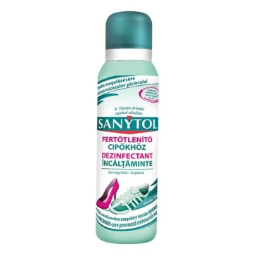   Cipőfertőtlenítő és szagsemlegesítő SANYTOL spray 150ml