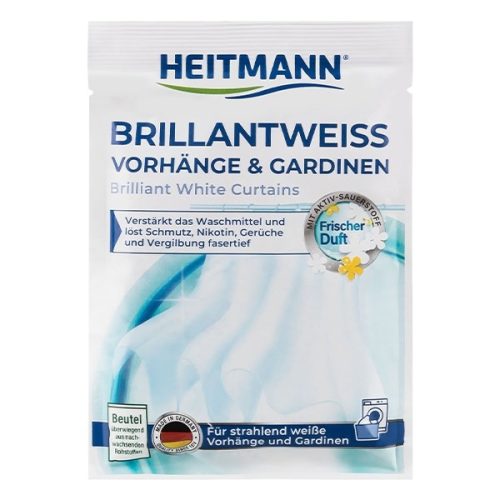 Mosóadalék HEITMANN függöny fehérítő 50 g