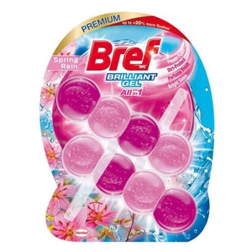 Toalett illatosító golyó BREF Brilliant Gel Spring Rain 2x42 g