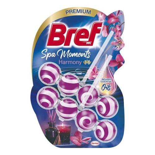 Toalett illatosító golyó BREF Wellness Harmony 2x50 g