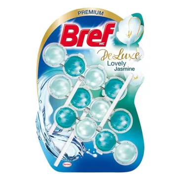 Toalett illatosító golyó BREF DeLuxe Jasmine 3x50 g