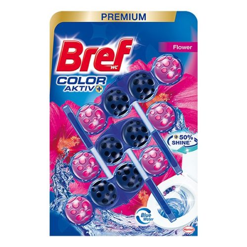Toalett illatosító golyó BREF Color Aktiv Flowers 3x50 g