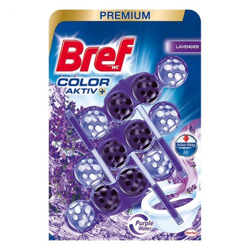 Toalett illatosító golyó BREF Color Aktiv Lavender 3x50 g