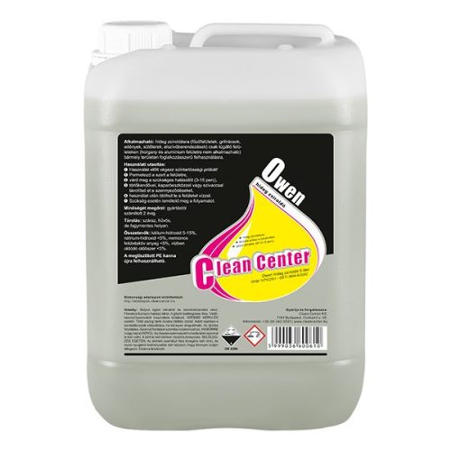 Hideg zsíroldó szórófejes CLEAN CENTER Owen 5L