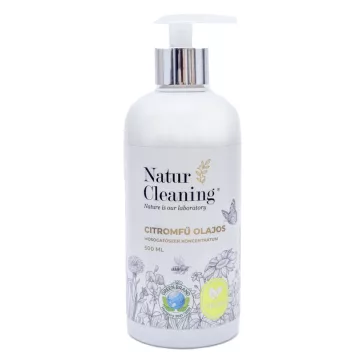   Mosogatószer NATURCLEANING pumpás koncentrátum citromfű olajos 500 ml