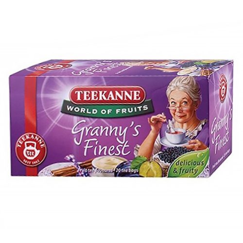 Gyümölcstea TEEKANNE Granny Finnest szilvás-fahéjas