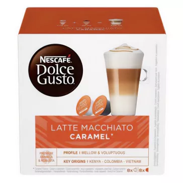   Kávékapszula NESCAFE Dolce Gusto Espresso Latte Machiato Caramel 2x8db