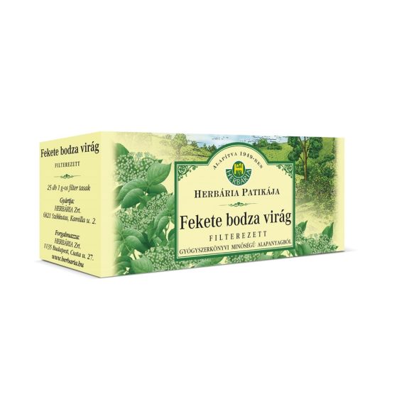 Herbatea HERBÁRIA fekete bodza virág 25x1 g