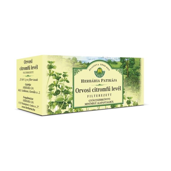 Herbatea HERBÁRIA orvosi citromfű levél 25x1 g